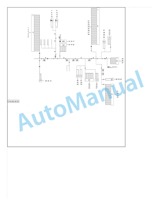 Alternative view of Linde 1154-01 - T20R, T25R Spare Parts Manual SN W41154H00066 and up SN up to W41154V00716