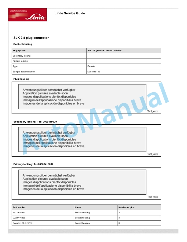 Alternative view of Linde 1157-01 - T20APHP Workshop Manuals SN C11157J00001 and up