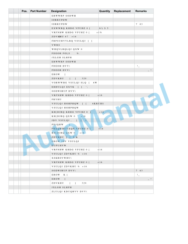 Alternative view of Linde 1158-20 - T20AP-20 Production site XM2 Factory Spare Parts Manual SN C21158Y80001 and up