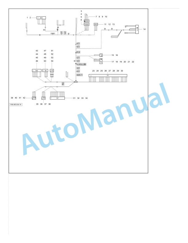 Alternative view of Linde 1160-01 - D06, D08 Spare Parts Manual SN 09.13 and up SN up to W41160V00449