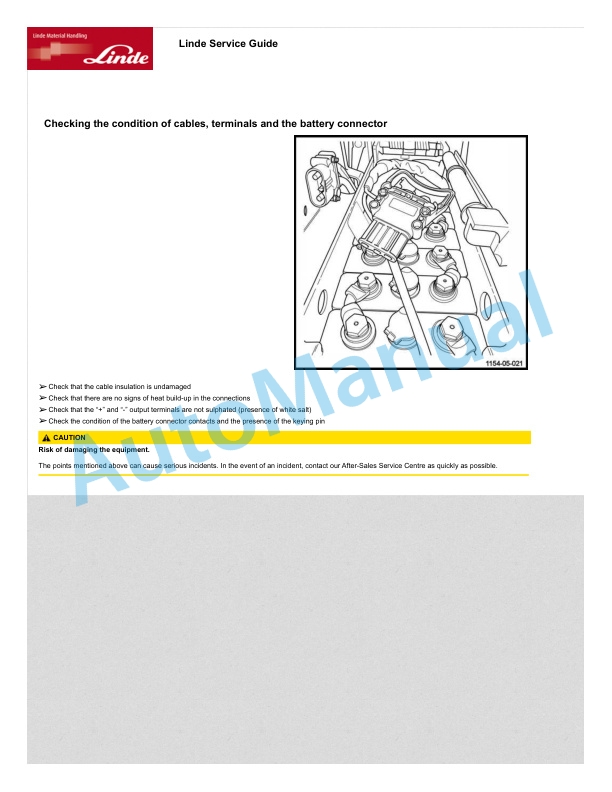 Alternative view of Linde 1164-01 - D12R, D12RW, D12S, D12SF Operating Instructions SN W41164V00132 and up