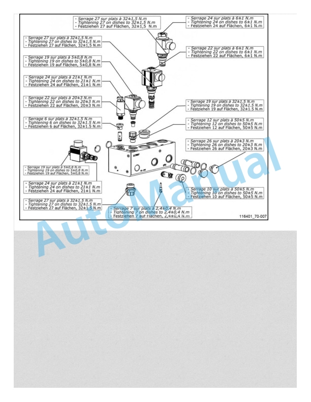 Alternative view of Linde 1164-01 - D12S, D12SF Workshop Manuals SN W41164G00001 and up SN up to W41164V00131