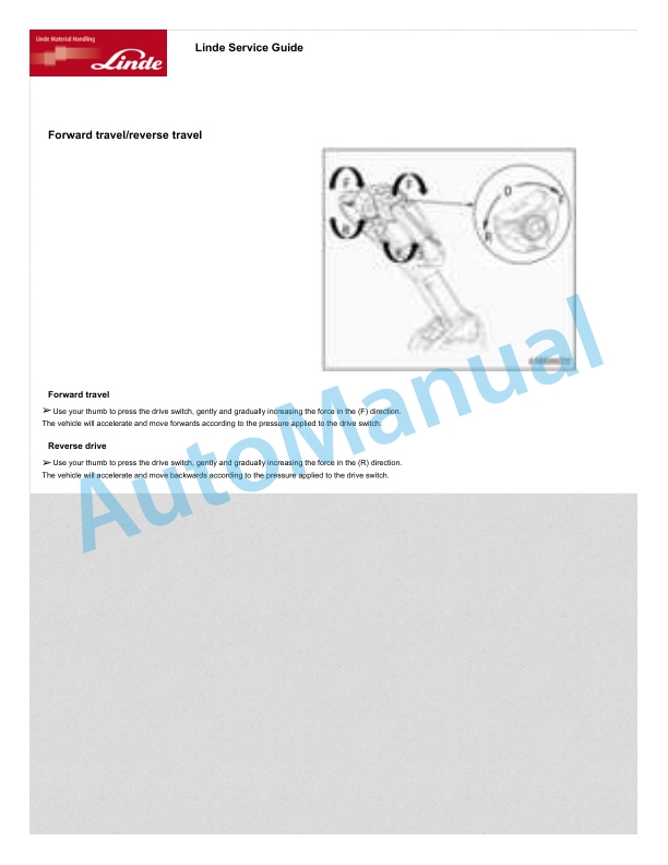 Alternative view of Linde 1165-01 - ML16P Production site Xiamen Operating Instructions SN CT1165J00001 and up