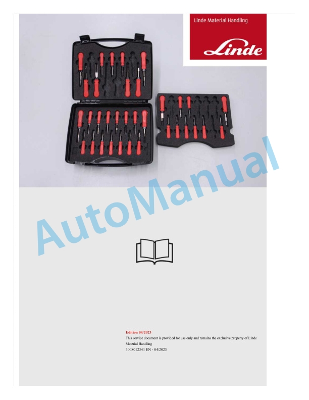 Alternative view of Linde 1168-01 - L14, L14AP, L16, L16AP Workshop Manuals