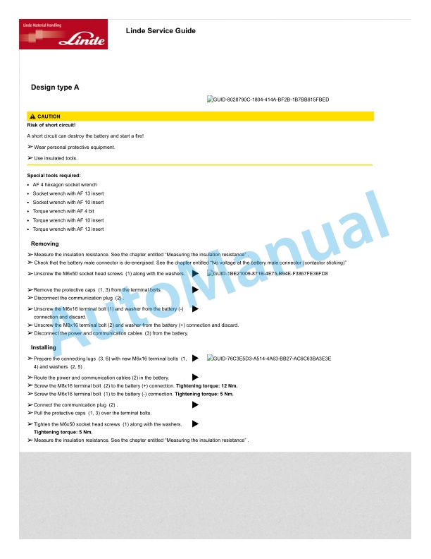 Alternative view of Linde 1171-01 - L06AC Ex3G, L10AC Ex3G, L12AC Ex3G, L16AC Ex3G Workshop Manuals