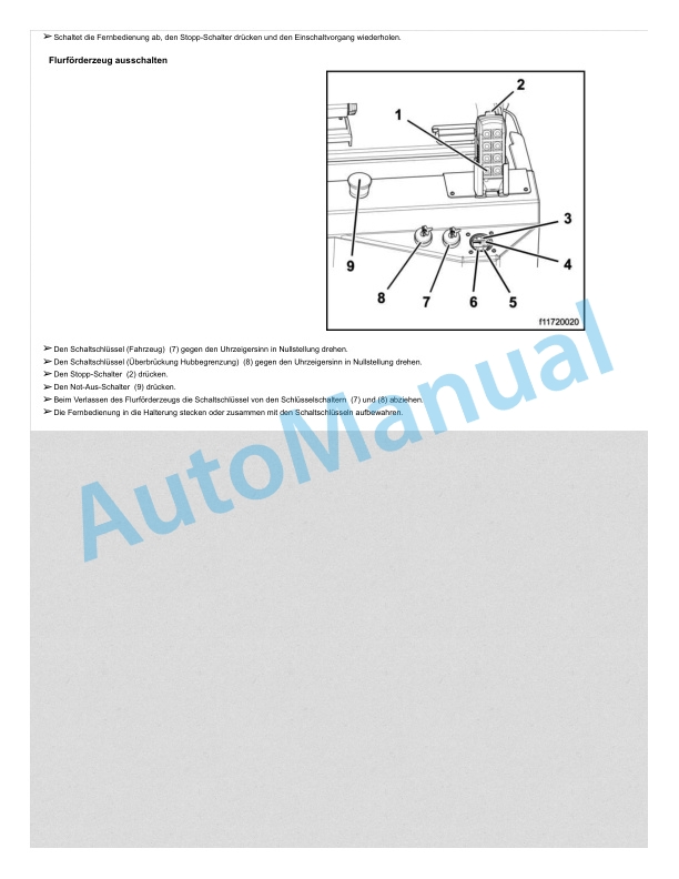 Alternative view of Linde 1172-01 - L03 EX Operating Instructions