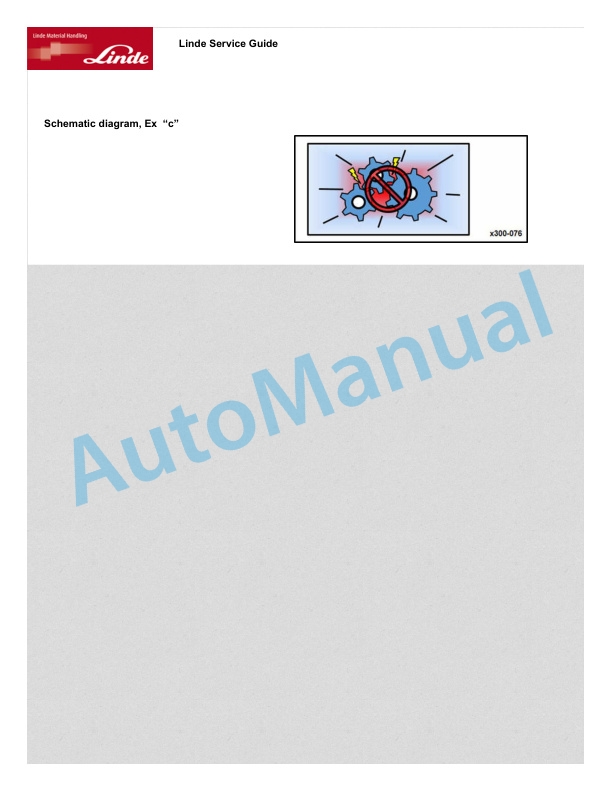 Alternative view of Linde 1172-01 - L03 EX Workshop Manuals