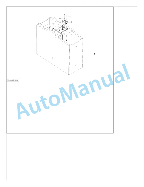 Alternative view of Linde 1174-01 - L14RW, L16RW Spare Parts Manual SN W41174J00009 and up SN up to W41174V00081
