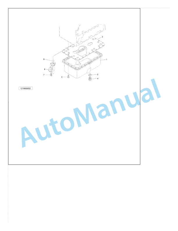Alternative view of Linde 1219-01 - HT25Ds, HT25T, HT27T, HT30Ds, HT30T, HT32T, HT35Ds, HT35Ts Spare Parts Manual