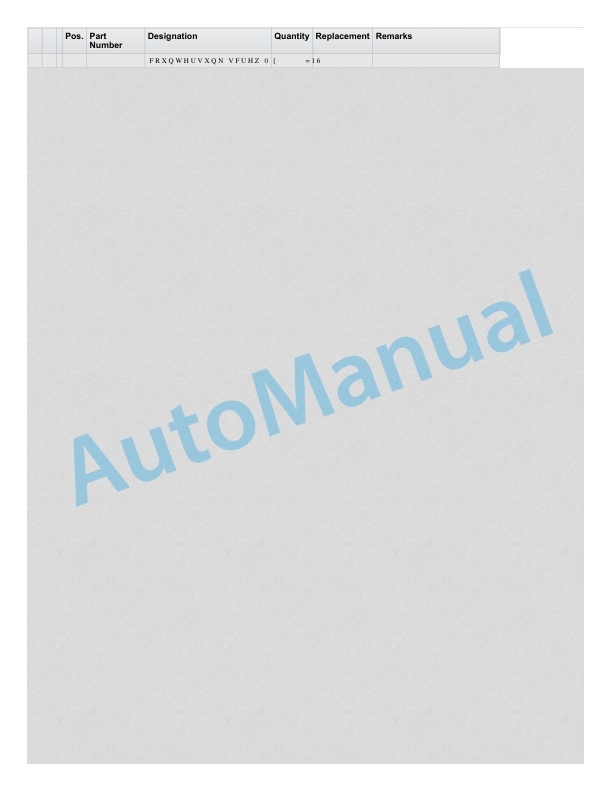 Alternative view of Linde 1252-01 - X20, X25, X30, X35 Production site Aschaffenburg Spare Parts Manual