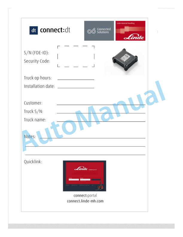 Alternative view of Linde 126-01 - P60Z Workshop Manuals SN 05.97 and up SN up to 07.2015