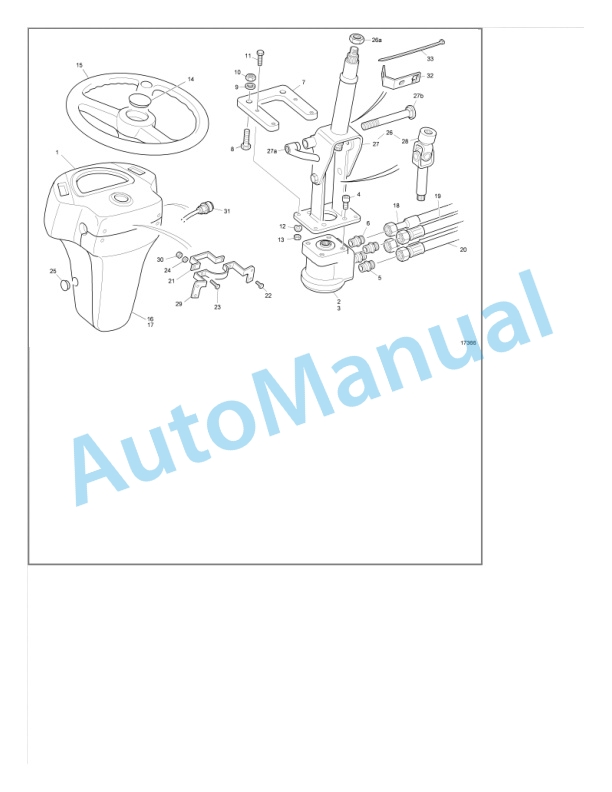 Alternative view of Linde 127-02 - W20 Spare Parts Manual SN up to 51X127B00157