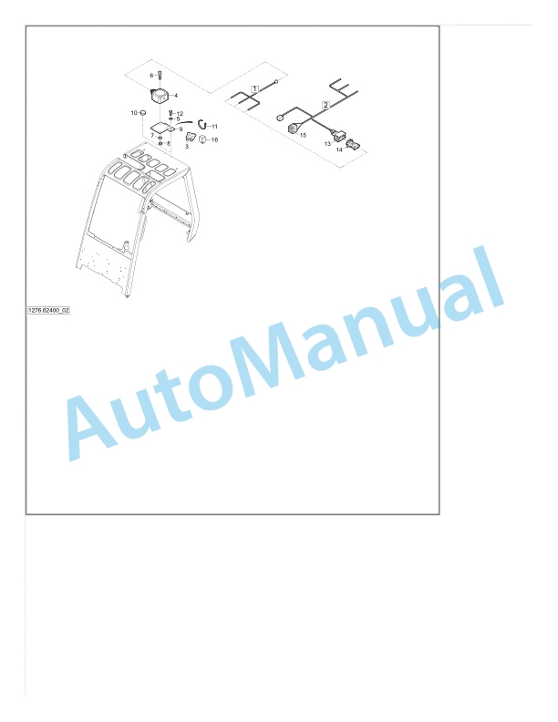 Alternative view of Linde 1276-02 - EG25-02, EG25H-02, EG30-02, EG30H-02, EG35H-02 Production site LMH Poland Spare Parts Manual