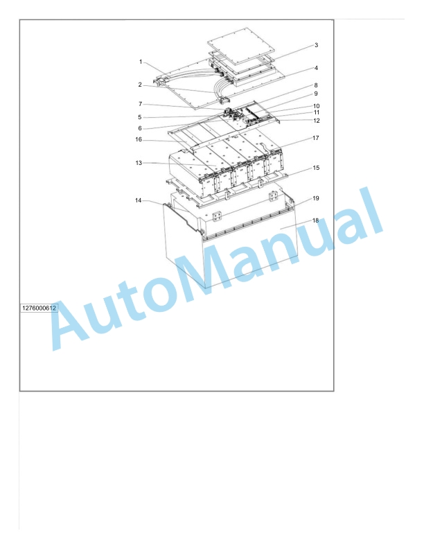 Alternative view of Linde 1286-01 - E30SL, E35SL Production site Xiamen Spare Parts Manual SN C11286H00001 and up