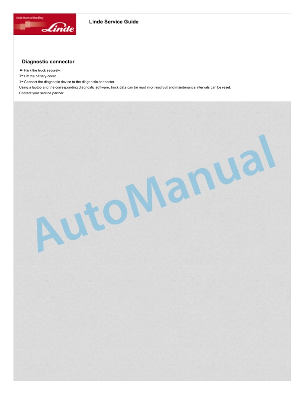 Alternative view of Linde 131-01 - T20 EX AP, T20 EX SP, T24 EX AP, T24 EX SP Operating Instructions
