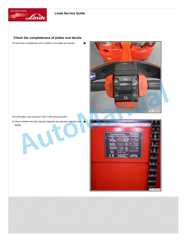 Alternative view of Linde 131-01 - T20AP, T20SP, T20SP B, T24AP, T24SP Workshop Manuals SN 03.06 and up SN up to W4X131G02743