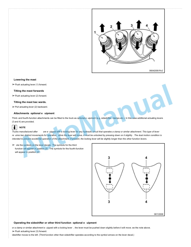 Alternative view of Linde 1313-01 - H25CT, H27CT, H30CT, H32CT Operating Instructions SN 12.09 and up