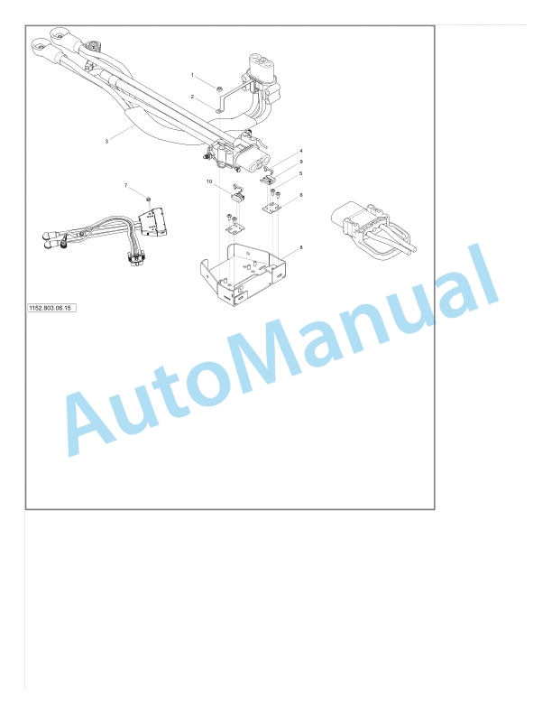 Alternative view of Linde 132-01 - N20, N20 B, N20HP, N24, N24 B, N24HP Spare Parts Manual SN 10.05 and up SN up to W4X132V02228