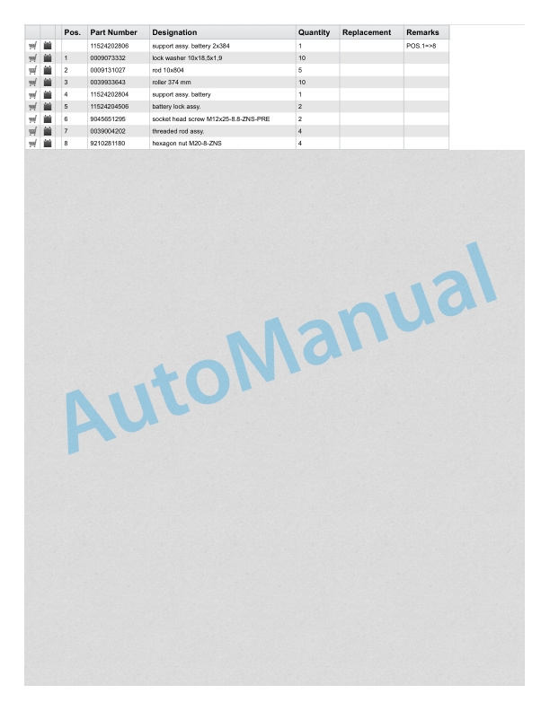 Alternative view of Linde 133-01 - L-matic HP, L12AP to L14SP Spare Parts Manual SN W4X133V02097 and up