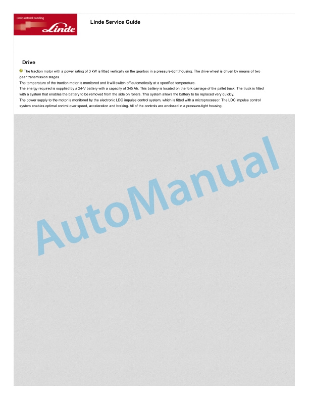 Alternative view of Linde 140-01 - T20 EX Operating Instructions