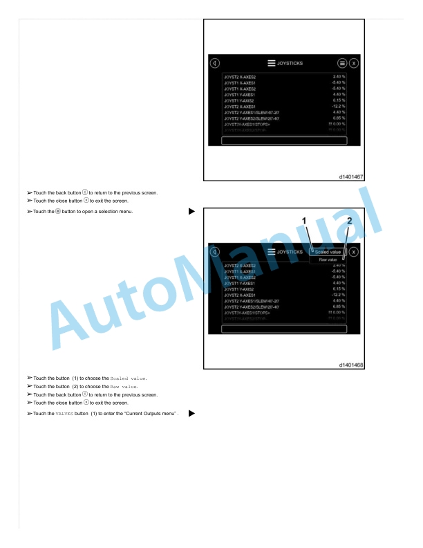 Alternative view of Linde 1401-01 - H100D, H120D, H140D, H150D, H160D, H180D Operating Instructions