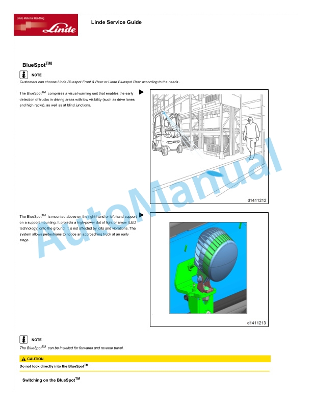 Alternative view of Linde 1411-02 - HT100, HT120, HT140, HT150, HT160 Production site Xiamen Operating Instructions