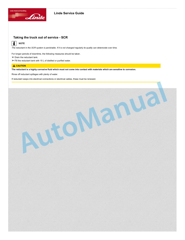 Alternative view of Linde 1468-01 - C4026CH - C4535CH, C4230TL - C4540TL Operating Instructions SN 09.11 and up