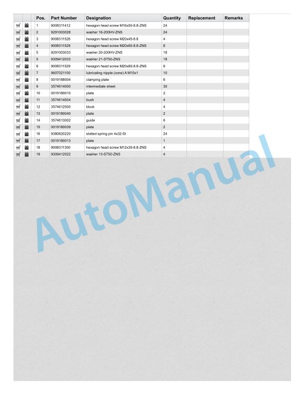 Alternative view of Linde 1468-01 - C4026CH - C4535CH, C4230TL - C4540TL Spare Parts Manual SN 09.11 and up