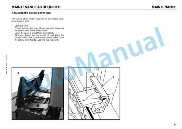 Linde 149-01 - N20VI Operating Instructions SN 01.03 and up SN up to 02.06-3