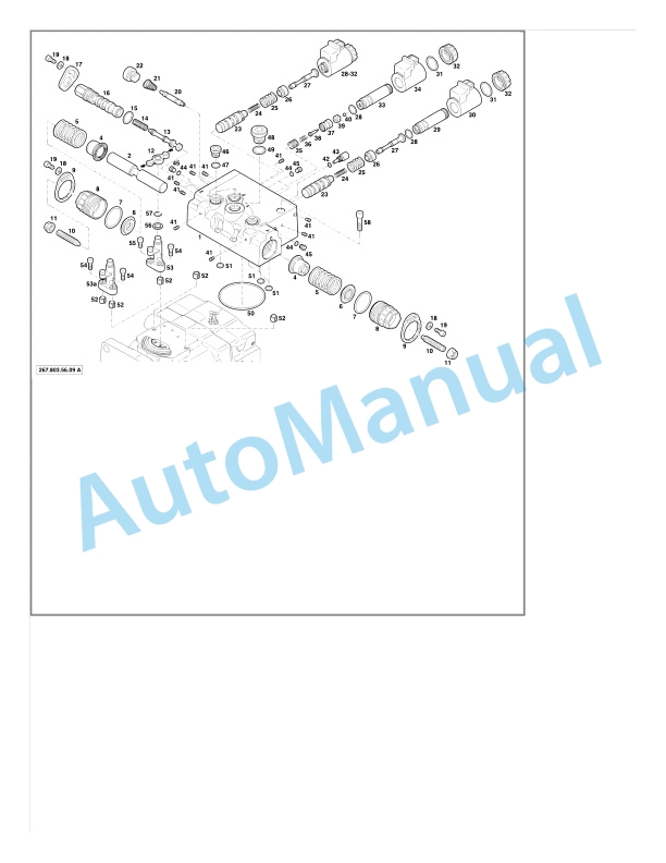 Alternative view of Linde 318-01 - C90 Spare Parts Manual SN 09.08 and up
