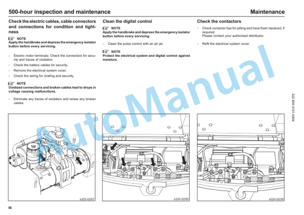 Linde 322-02 - E15, E16, E18 Operating Instructions SN 09.92 and up SN up to 06.97-4