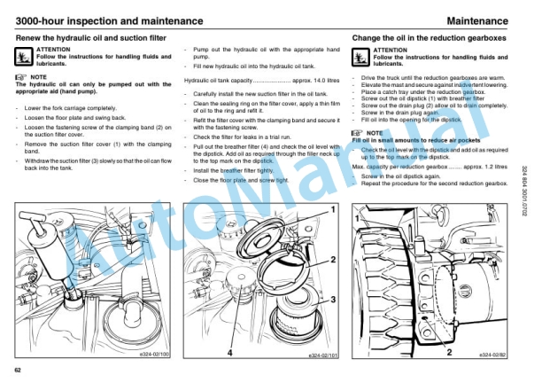 Linde 324-02 - E12, E15, E16 Operating Instructions SN 06.99 and up SN up to 12.07-4
