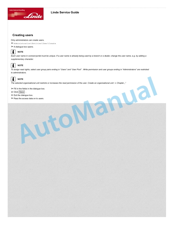 Alternative view of Linde 334-01 - E10 Workshop Manuals SN 05.97 and up SN up to 01.18