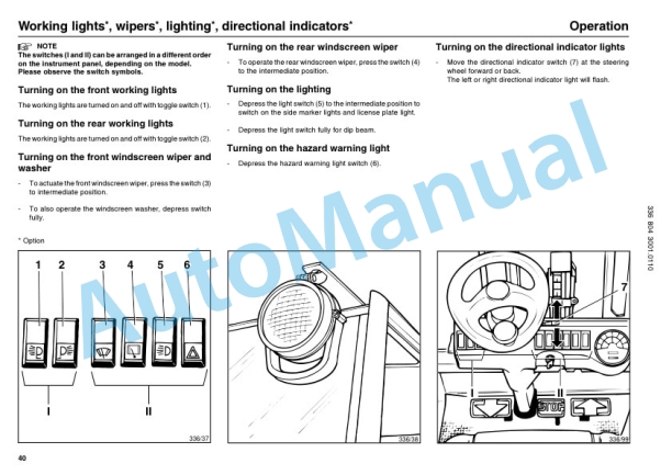 Linde 336-02 - E20, E25, E30 Operating Instructions SN 07.99 and up SN up to 09.11-5