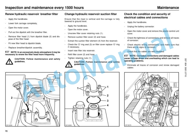 Linde 337-02 - E35P, E40P, E48P Operating Instructions SN 11.95 and up SN up to 10.11-5