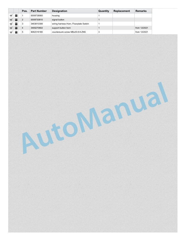 Alternative view of Linde 346-01 - E18, E20, E20P Spare Parts Manual SN 08.08 and up