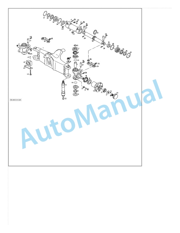 Alternative view of Linde 350-01 - H12D, H12T, H16D, H16T, H18D, H18T Spare Parts Manual SN 10.90 and up SN up to 12.00