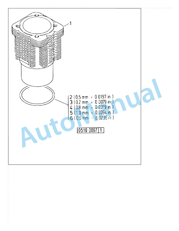 Alternative view of Linde 351-01 - H20D, H20T, H25D, H25T, H30D, H30T Spare Parts Manual SN 10.85 and up SN up to 07.97