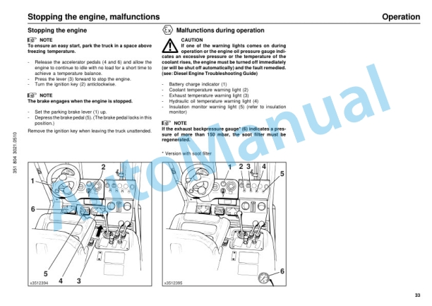 Linde 351-02 - H20D EX, H25D EX, H30D EX Operating Instructions-3