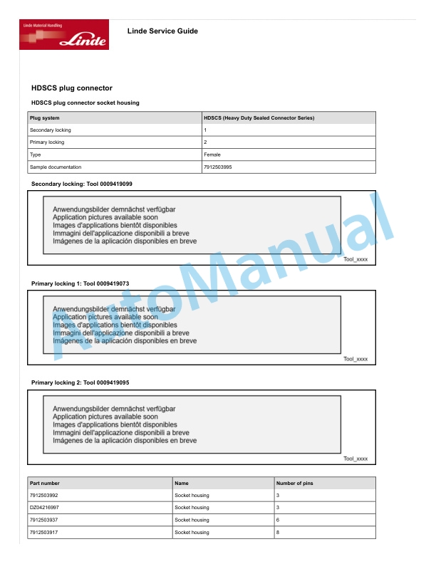 Alternative view of Linde 351-02 - H20D, H20T, H25D, H25T, H30D, H30T Workshop Manuals SN 06.94 and up SN up to 11.99