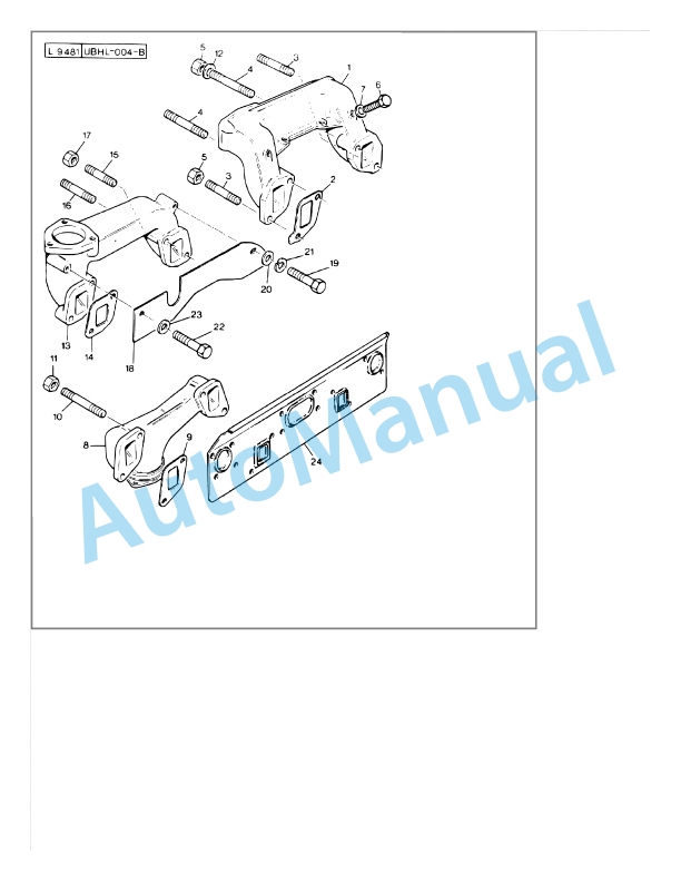 Alternative view of Linde 352-01 - H35D, H35T, H40D, H40T, H45D, H45T Spare Parts Manual SN 11.88 and up SN up to 12.99