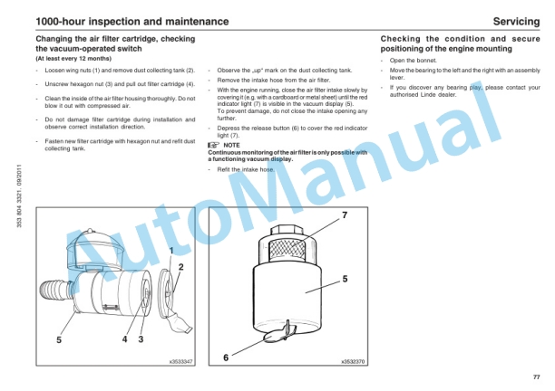 Linde 353-03 - H50D EX, H60D EX, H70D EX, H80D EX Operating Instructions-5