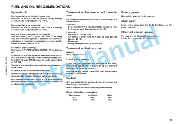 Linde 354-01 - HT100D, HT120D, HT140D, HT150D Operating Instructions-5
