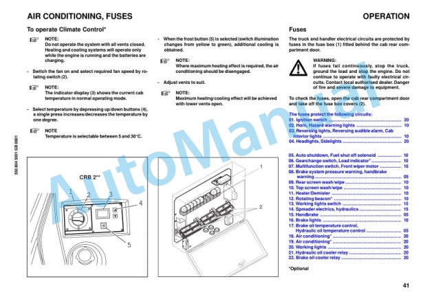 Linde 356-01 - HT360, HT400 Operating Instructions-5