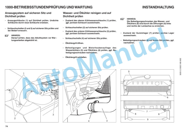 Linde 358-01 - HT120D, HT140D, HT160D Operating Instructions SN 04.98 and up SN up to 10.07-3