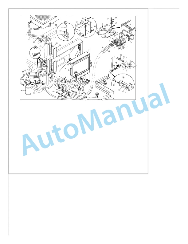 Alternative view of Linde 358-01 - HT120D, HT140D, HT160D Spare Parts Manual SN 04.98 and up SN up to 10.07