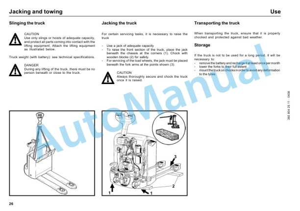 Linde 360-01 - T16, T18, T20 Operating Instructions SN 09.93 and up SN up to 02.97-2
