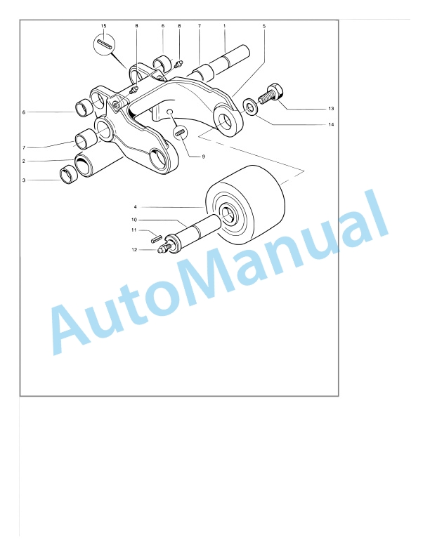 Alternative view of Linde 360-01 - T16, T18, T20 Spare Parts Manual SN 09.93 and up SN up to 02.97