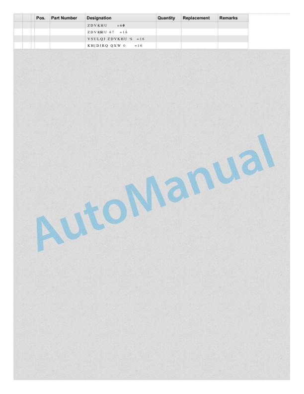Alternative view of Linde 368-01 - P50Z Spare Parts Manual SN 09.93 and up SN up to 05.95