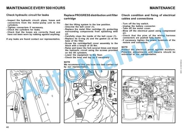 Linde 372-00 - L14, L16 Operating Instructions SN 10.98 and up-3